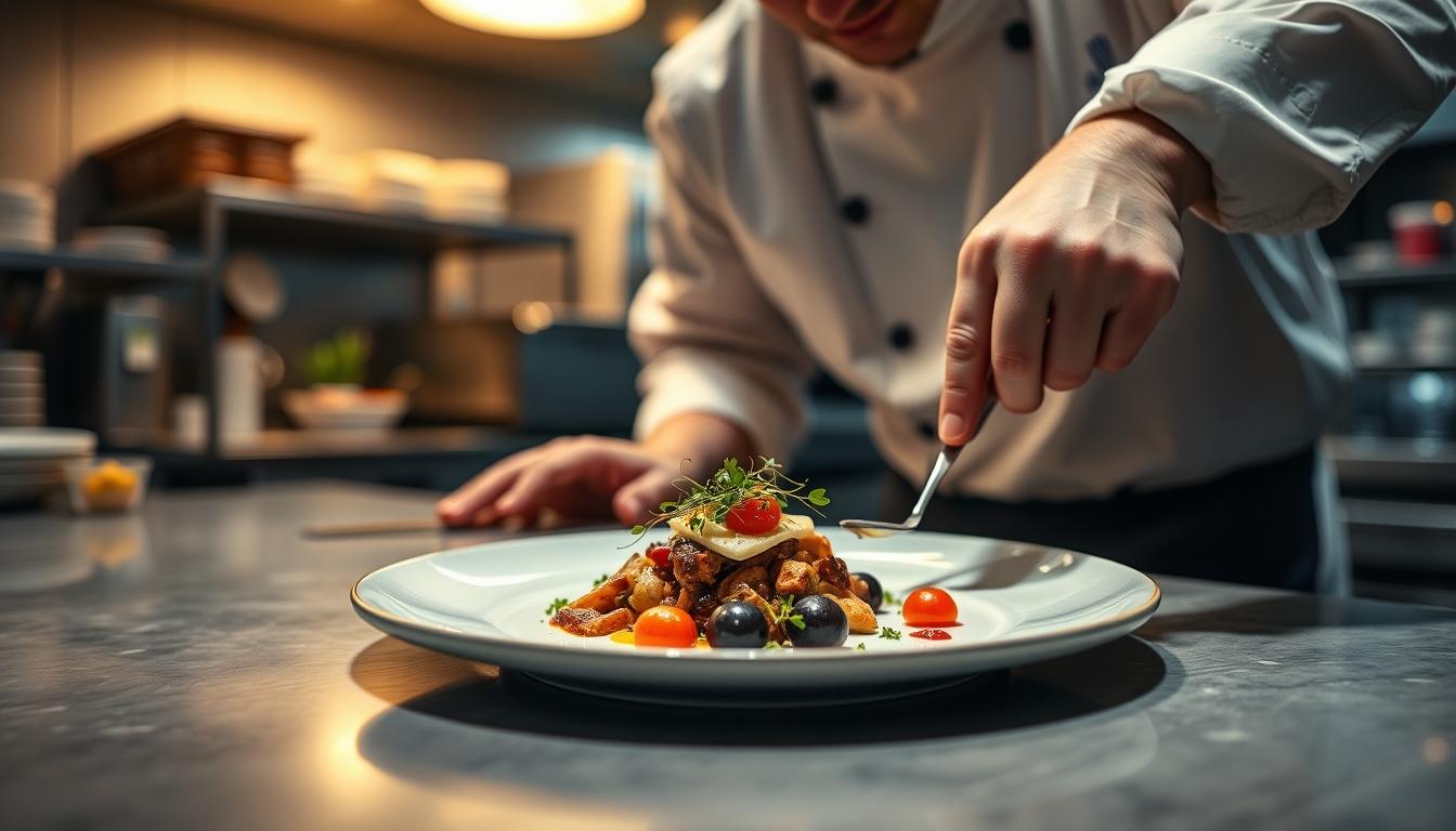 Freshly baked homemade cake in a kitchen setting
